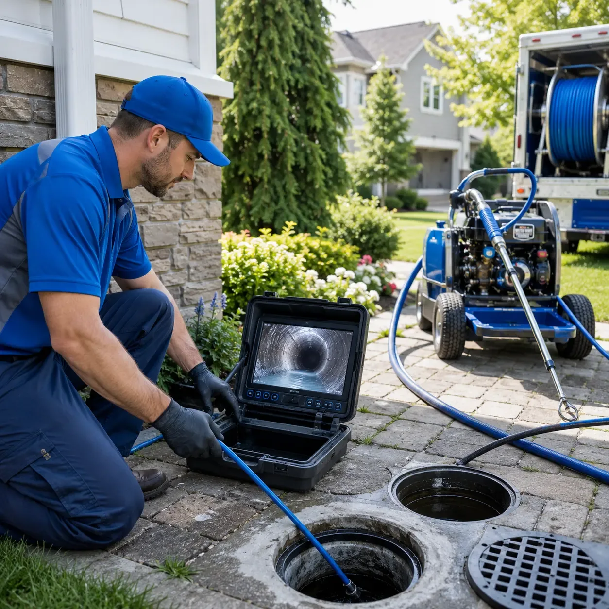 Outdoor drain cleaning professionals serving Bellefontaine, MS
